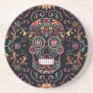 Porta-copos Dia de los Muertos Sugar Skull Stone