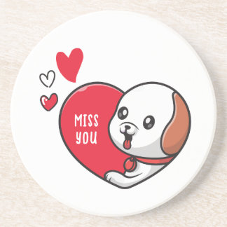 Porta-copos Dia de os namorados, Srta.