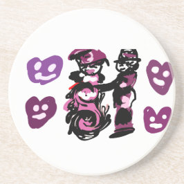 Porta-copos dia dos namorados amor roxo