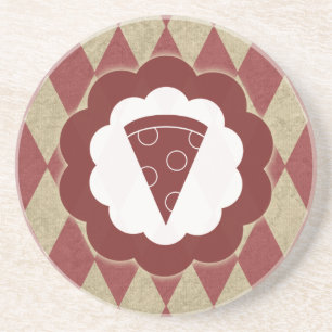Porta-copos diamantes de pizza