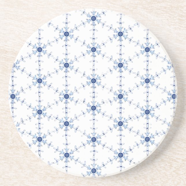 Porta-copos Diamond Snowflake Pattern (Frente)
