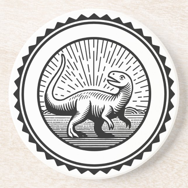 Porta-copos Dinossauro (Frente)
