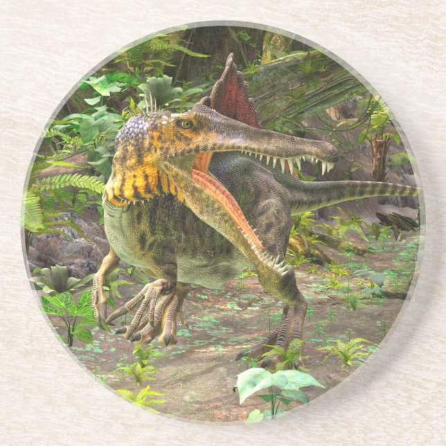 Porta-copos Dinossauro Spinosaurus (Frente)