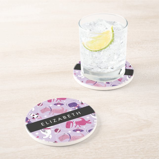 Porta-copos Dinossauros Espaciais, Dinossauros Bonitos, Estrel (Lateral)