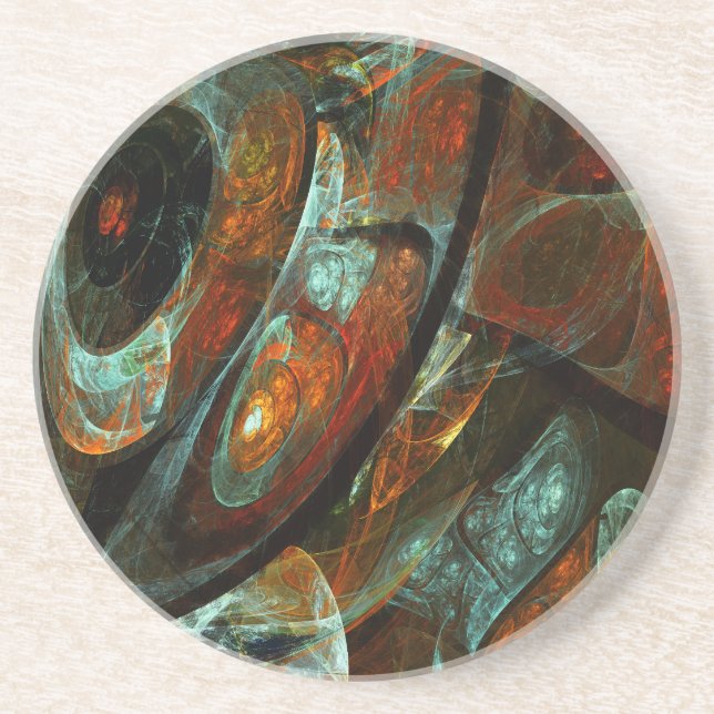 Porta-copos Divisão de Abstrato de Tempo (Frente)