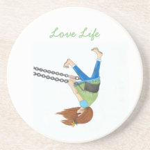 Porta copos do arenito do tempo do balanço