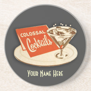 Porta copos do cocktail do vintage