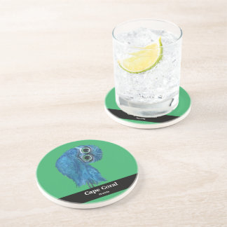 Porta copos do coral do cabo