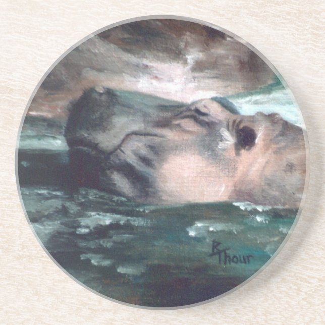 Porta copos do hipopótamo (Frente)