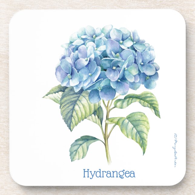 Porta copos do Hydrangea   (c) MaryLeeParker (Frente)