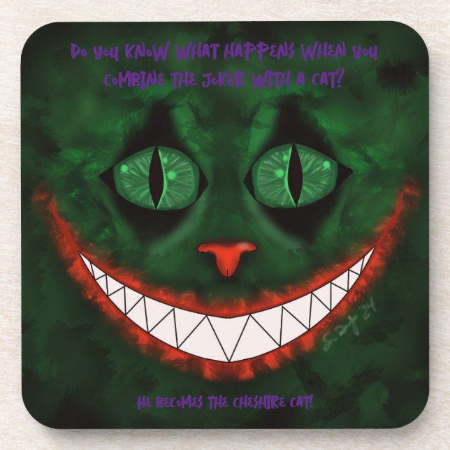 Porta copos do Joker Cheshire (Frente)