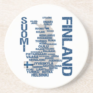 Porta copos do MAPA de FINLANDIA