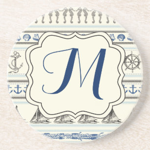 Porta copos do nó de corda náutica da âncora de ve