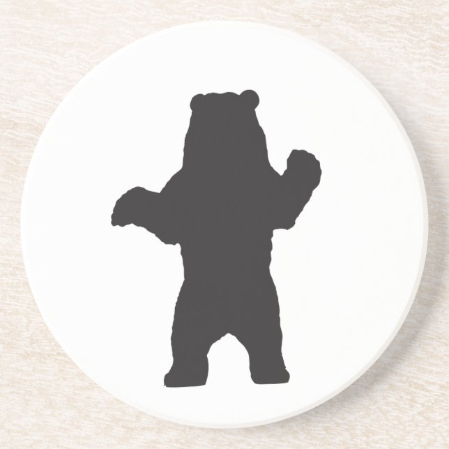 Porta copos do Urso Negro (Frente)