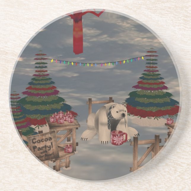 Porta copos do Urso Polar (Frente)