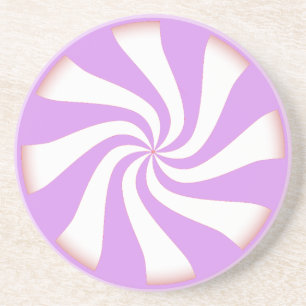 Porta-copos Doces de Peppermint roxos