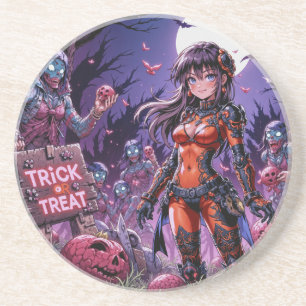 Porta-copos Doces ou Travessuras Zumbis do Halloween Distribui
