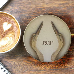 Porta-copos Dois Herões Meteorizados