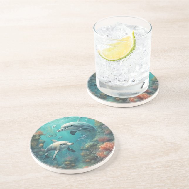 Porta-copos Dolphin Fantasy 7 (Lateral)