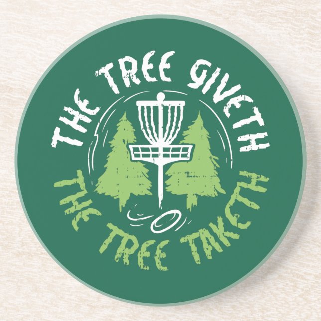 Porta-copos Dom do Jogador de Golfe do Disco Golf do Disco (Frente)