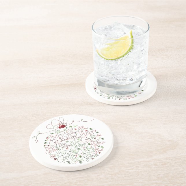 Porta copos dos enfeites de natal (Lateral)