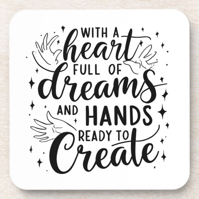 Porta copos dos Sonhos do Coração (Frente)