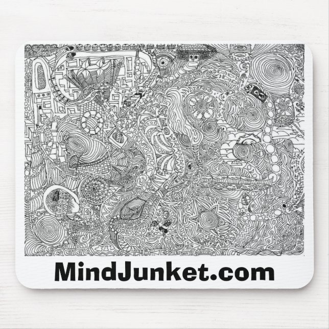 Porta copos dos sonhos Mousepad de MindJunket.com (Frente)