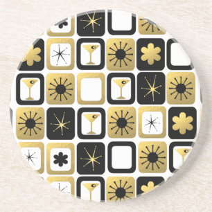 Porta copos Dourada de Sandstone retrorreflectora