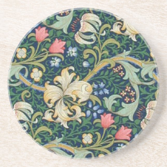 Porta copos dourada dos lírios (Frente)