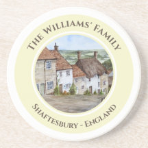 Dourada Hill Shaftesbury Dorset England Watercolor