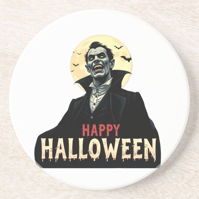 Porta-copos Dracula Deseja Uma Noite Estranho (Frente)