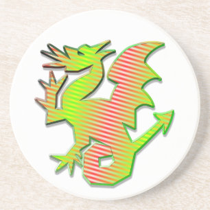 Porta-copos Dragão Estilizado