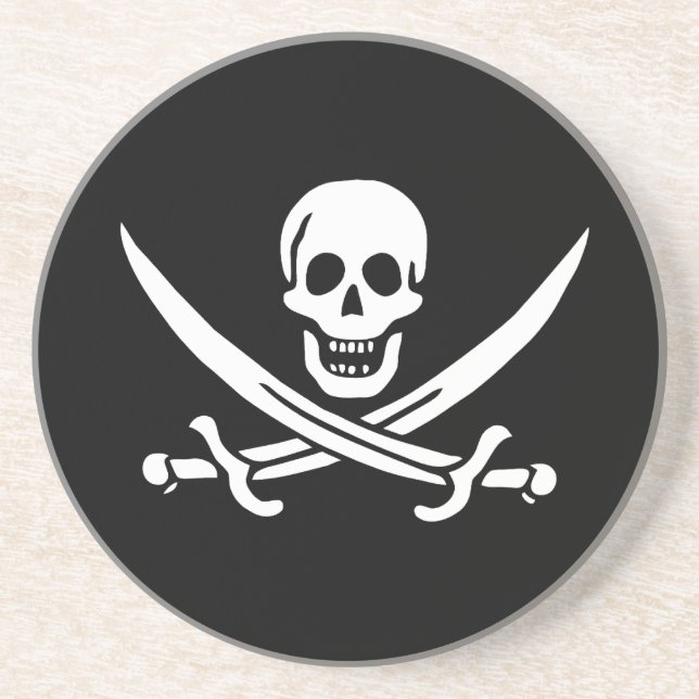 Porta-copos Drapeau Pirate Jolly Roger (Frente)
