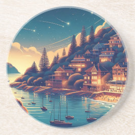 Porta-copos Dreamy Coastal Night