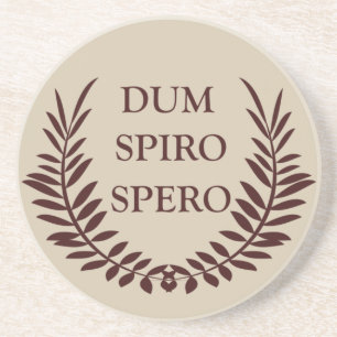 Porta-copos Dum spiro spero