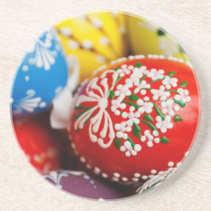 Porta-copos Easter Eggs Colorful Holiday Patteray Art Primaver