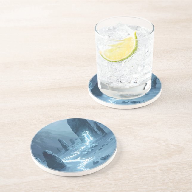 Porta-copos Echoes of the Winter Watcher (Lateral)