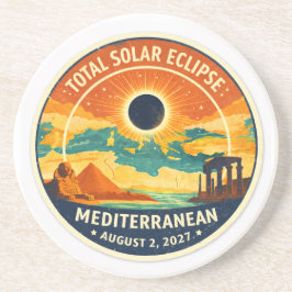 Porta-copos Eclipse solar mediterrâneo de 2027