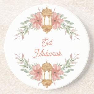 Porta-copos Eid Mubarak Ramadan Mubarak Flowers Wreath Lamp