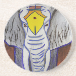 Porta-copos Elefante Branco