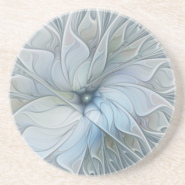 Porta-copos Elegant Beauty Modern Abstract Fractal Art Flower (Frente)