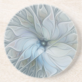 Porta-copos Elegante Beleza Arte Fractal Abstrata Moderna Flor