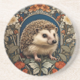 Porta-copos Elegante Hedgehog William Morris Inspirou