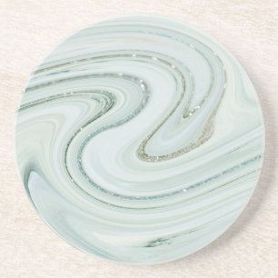 Porta-copos Elegante Marble Swirl Glitter Padrão Sparkle Glam