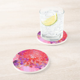 Porta-copos Elegante Roxo e Laranja