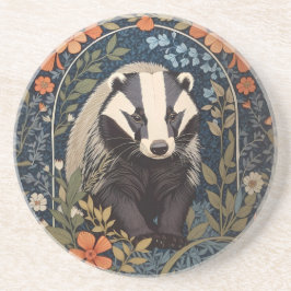 Porta-copos Elegante William Morris Inspirou Badger