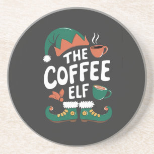 Porta-copos Elf Café Engraçado Natal Elf Coffeine Lover