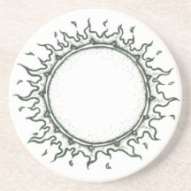 Em torno do Sun - desenho preto e branco