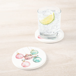 Porta-copos Enfeites de natal Dourados Rosa Cor-de-rosa-branca