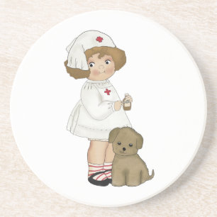 Porta-copos Enfermeira do vintage com t-shirt e presentes do f